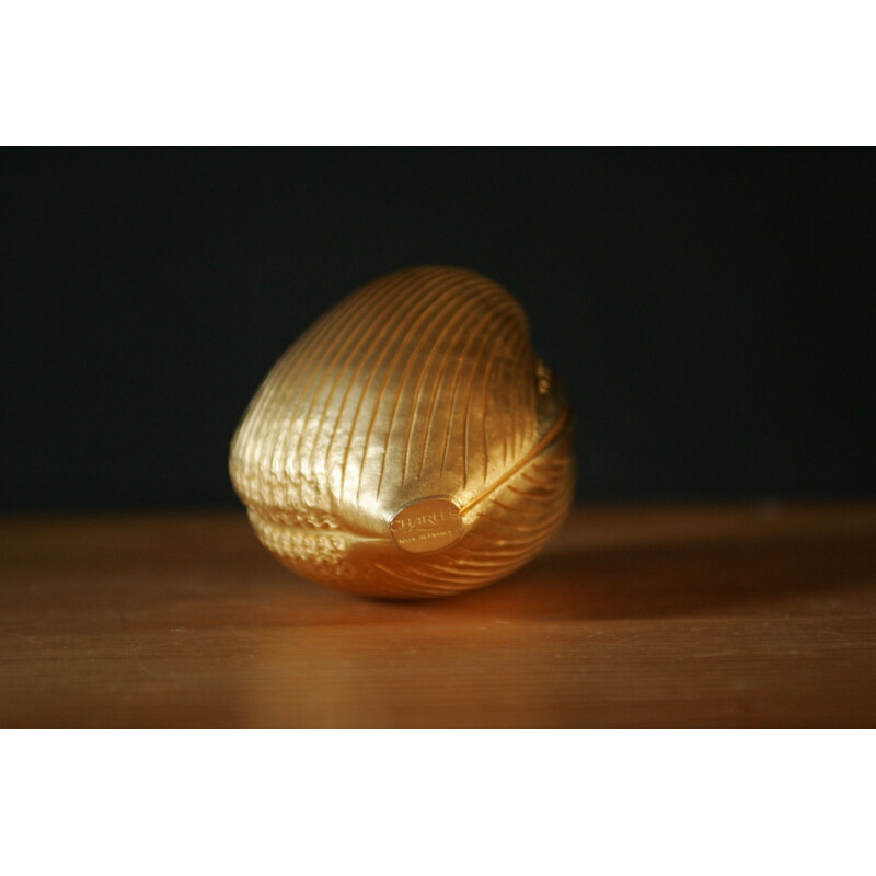 Vintage shell in gilded bronze by Charles