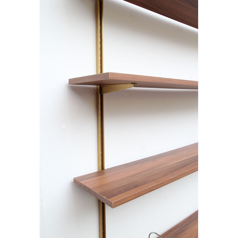 Vintage wall unit in brass