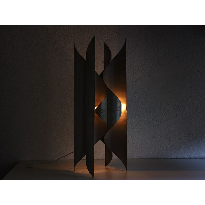 Vintage sculptural lamp by Lorenzo Burchiellaro