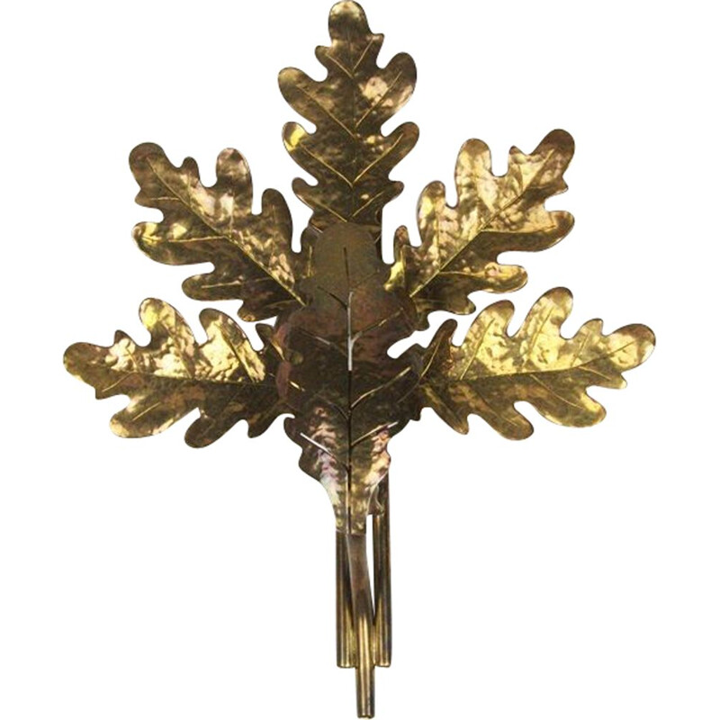 Brass wall lamp, 1950