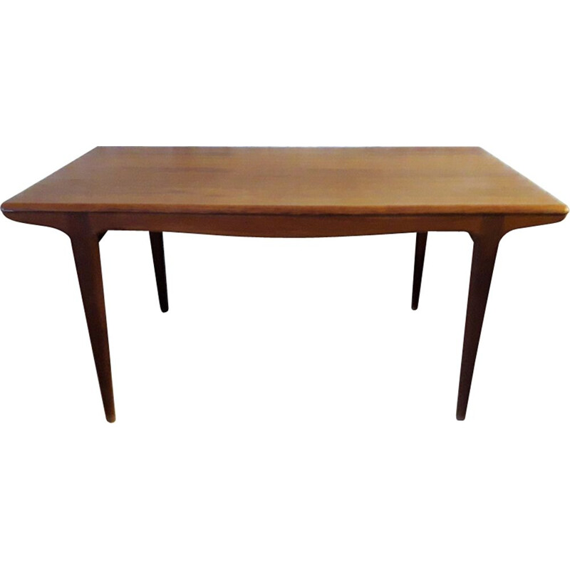French vintage table for Meubles TV in teak 1960