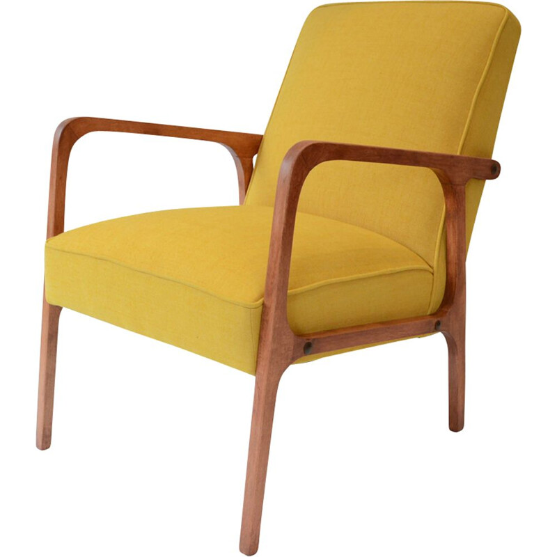 Fauteuil vintage KADR Jaune