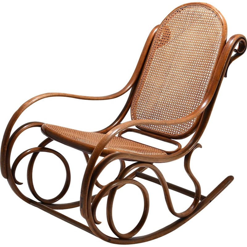 Rocking chair vintage n 6 by Thonet