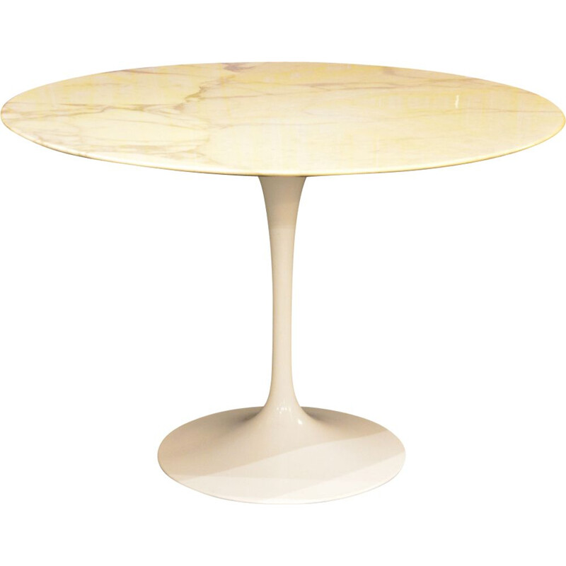 Table Tulip vintage 107cm by Eero Saarinen for Knoll International 1970