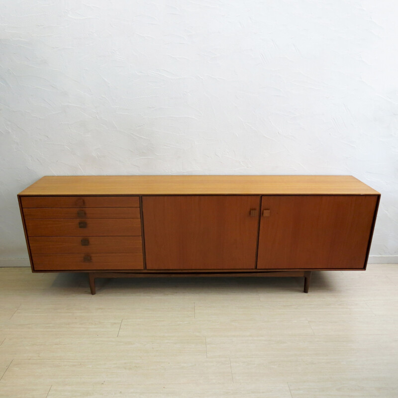 African Teak Sideboard, Ib KOFOD LARSEN - 1960s