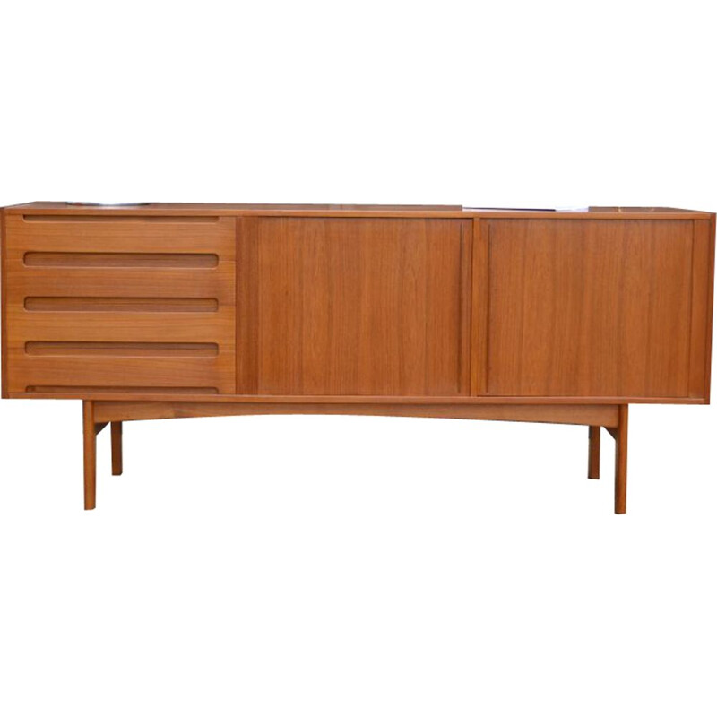 Vintage teak minimalist sideboard