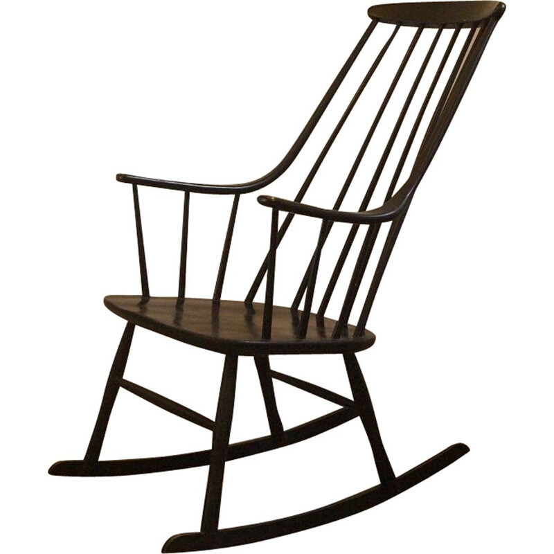 Vintage rocking chair by Lena Larsson for Nesto