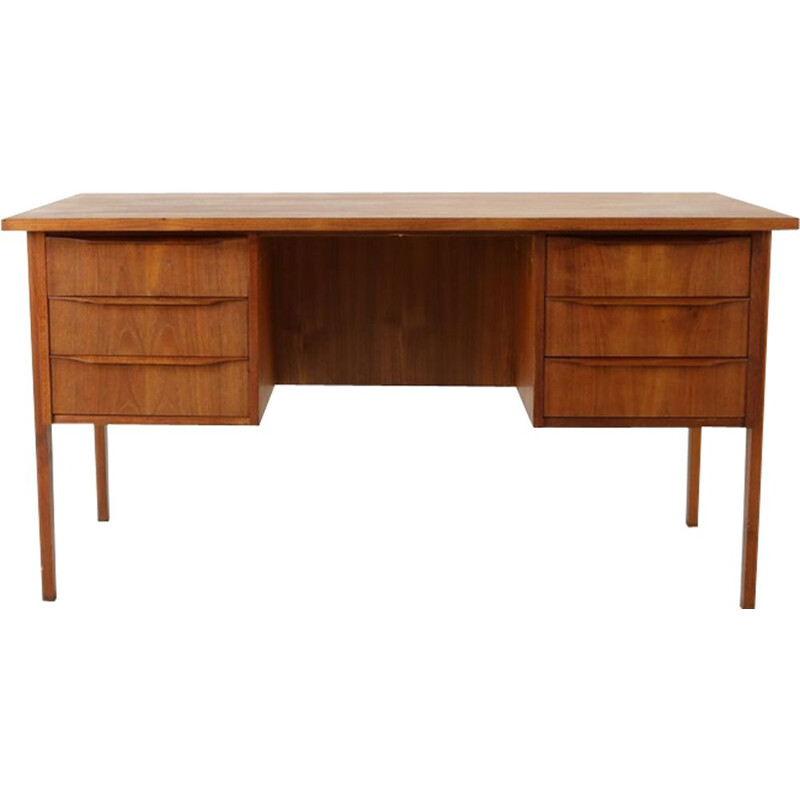 Vintage teakwood Danish design desk