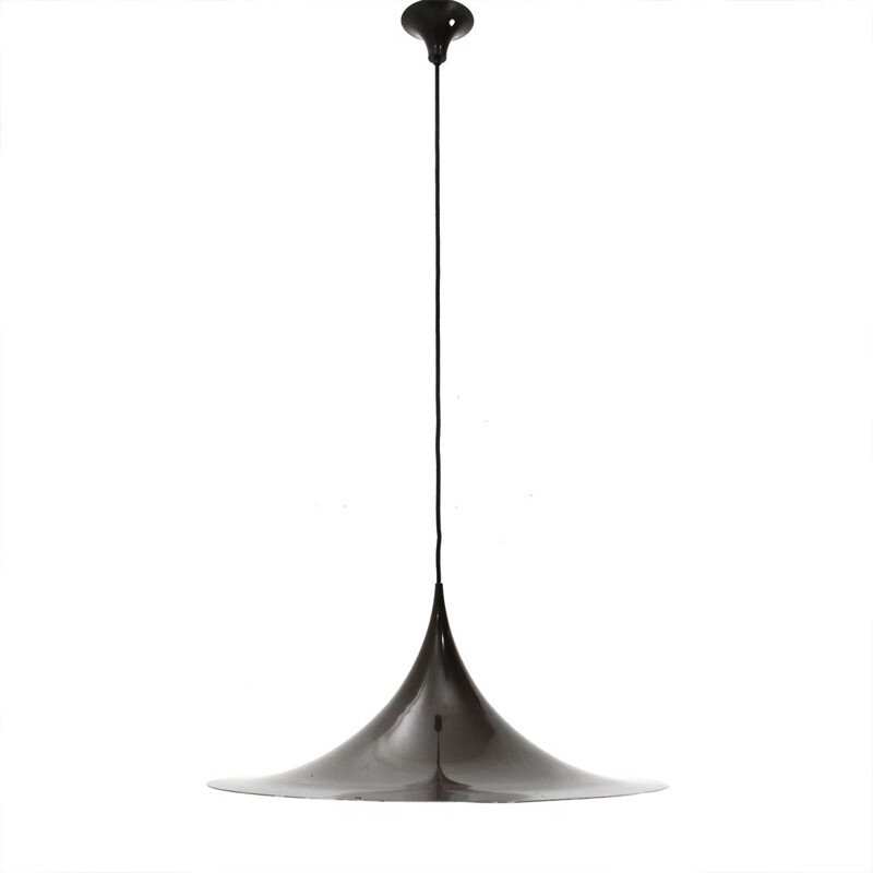 Brown Semi chandelier by Claus Bonderup & Torseten Thorup for Fog & Morup, 1970