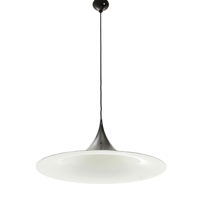 Brown Semi chandelier by Claus Bonderup & Torseten Thorup for Fog & Morup, 1970