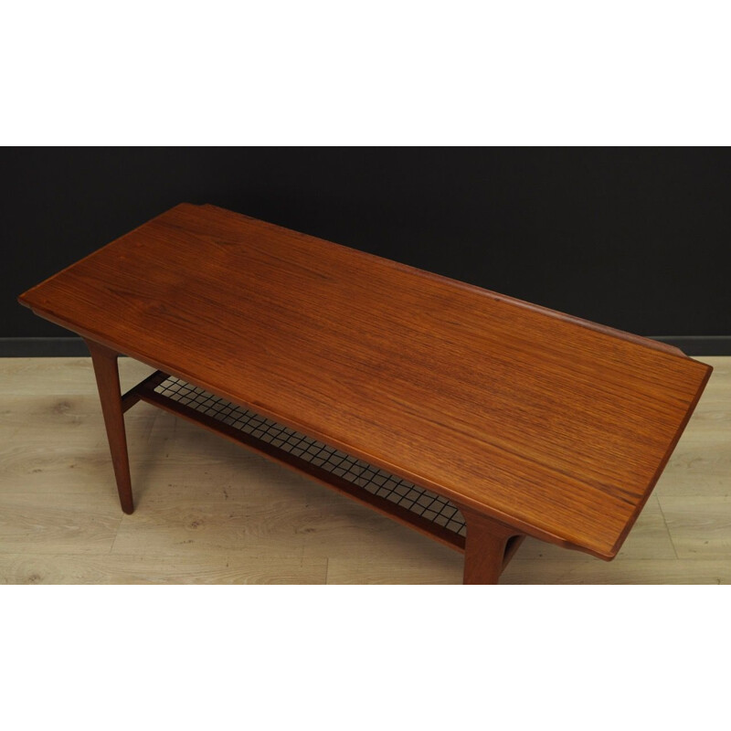 Table basse Vintage en teck, design danois 60 70
