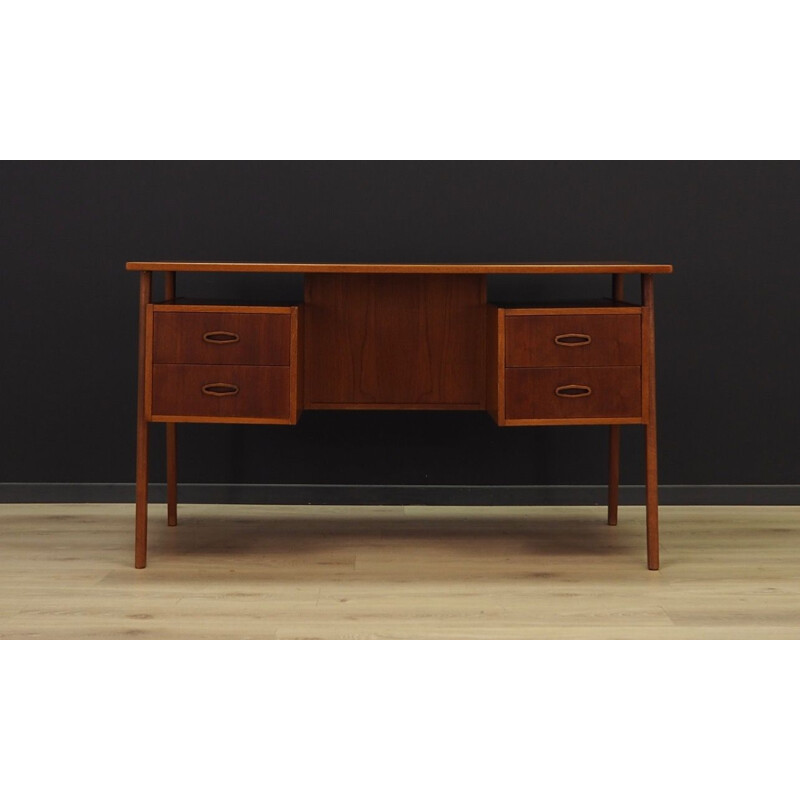 Vintage teak danish desk 1960 70