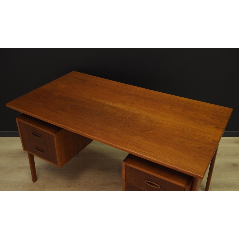 Vintage teak danish desk 1960 70