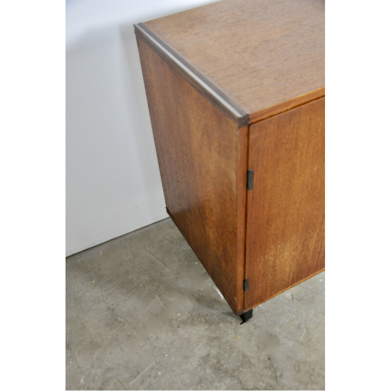 Vintage two-tone sideboard in teak 1960 