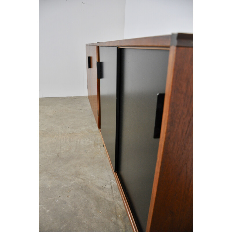 Vintage two-tone sideboard in teak 1960 