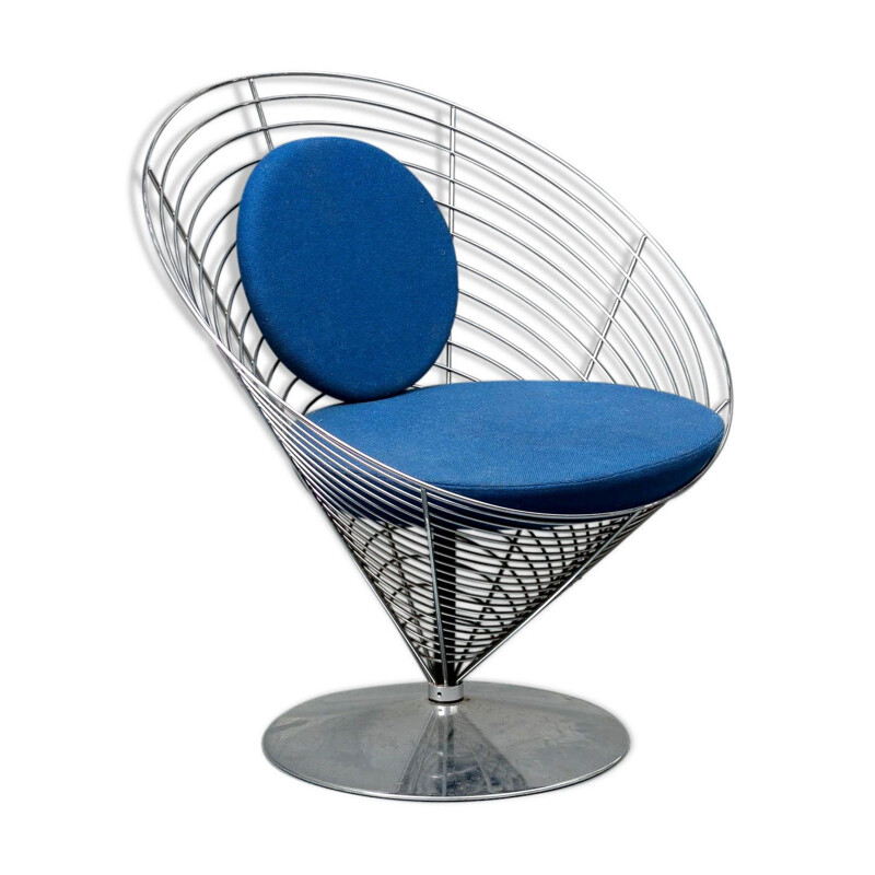 Fauteuil vintage Wire Cone de Verner Panton pour Fritz Hansen 1988