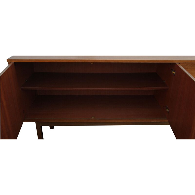 Long Vintage sideboard in walnut 1960