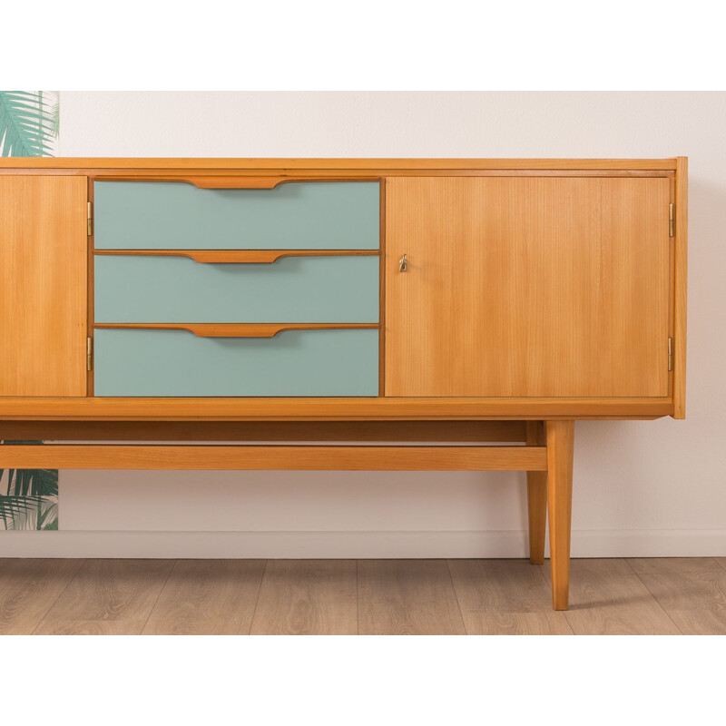 Long Vintage ash sideboard 1960