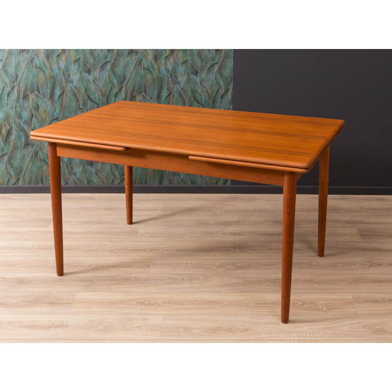 Vintage german table in solid teak 1960