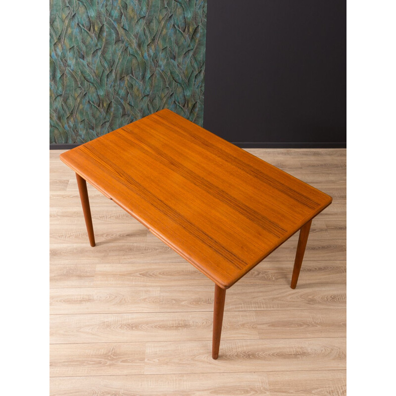 Vintage german table in solid teak 1960