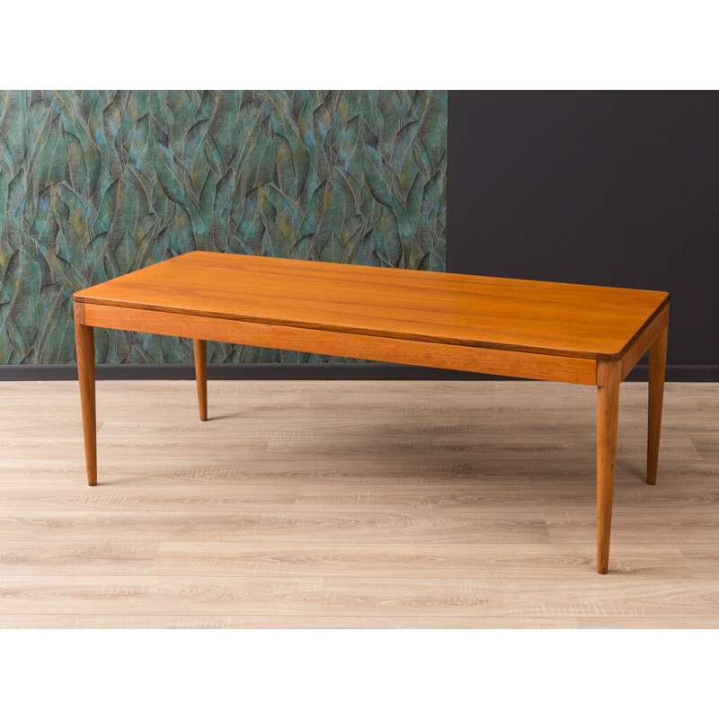 Vintage german coffee table in teak 1960