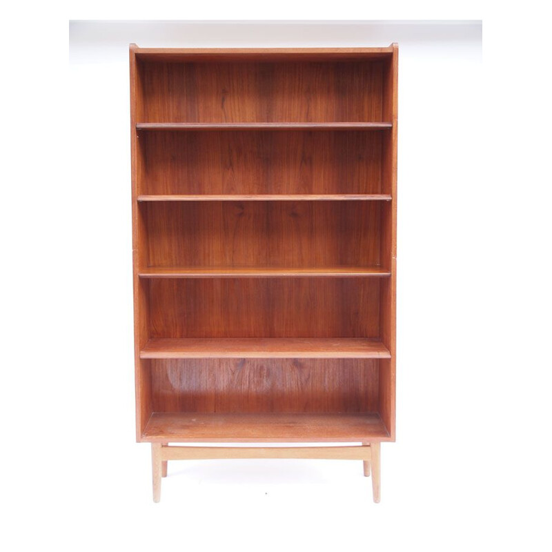 Vintage scandinavian teak library by Megensen 1950