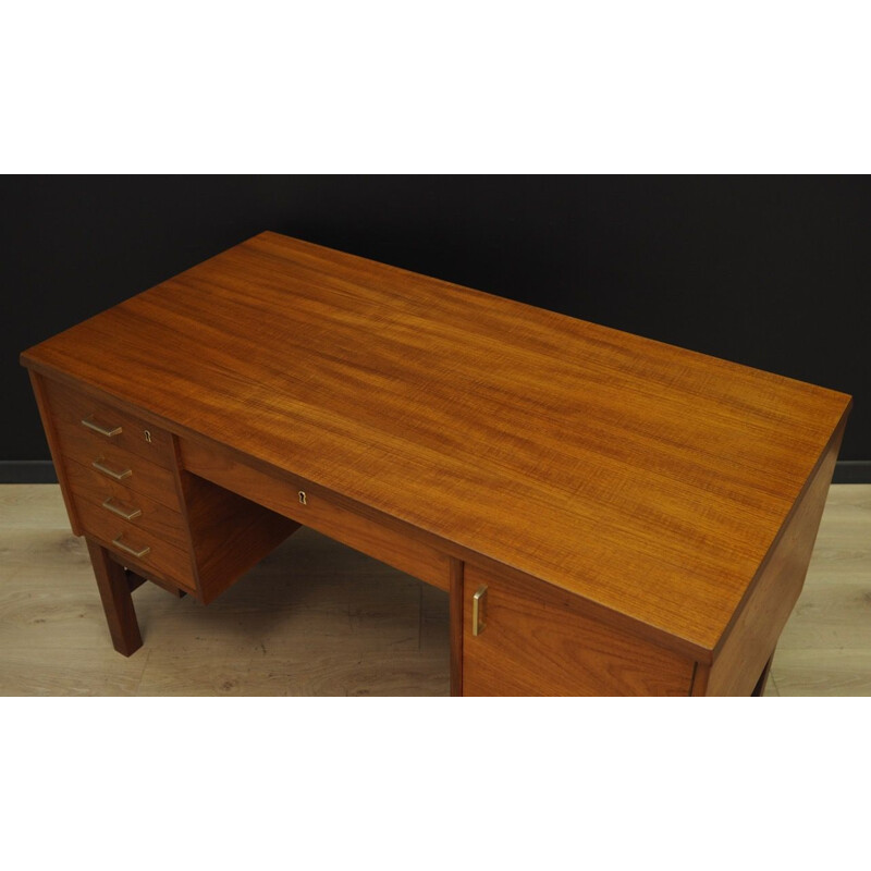 Vintage Danish writing desk in teak