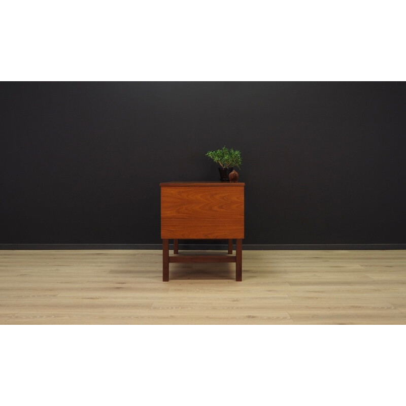 Vintage Danish writing desk in teak