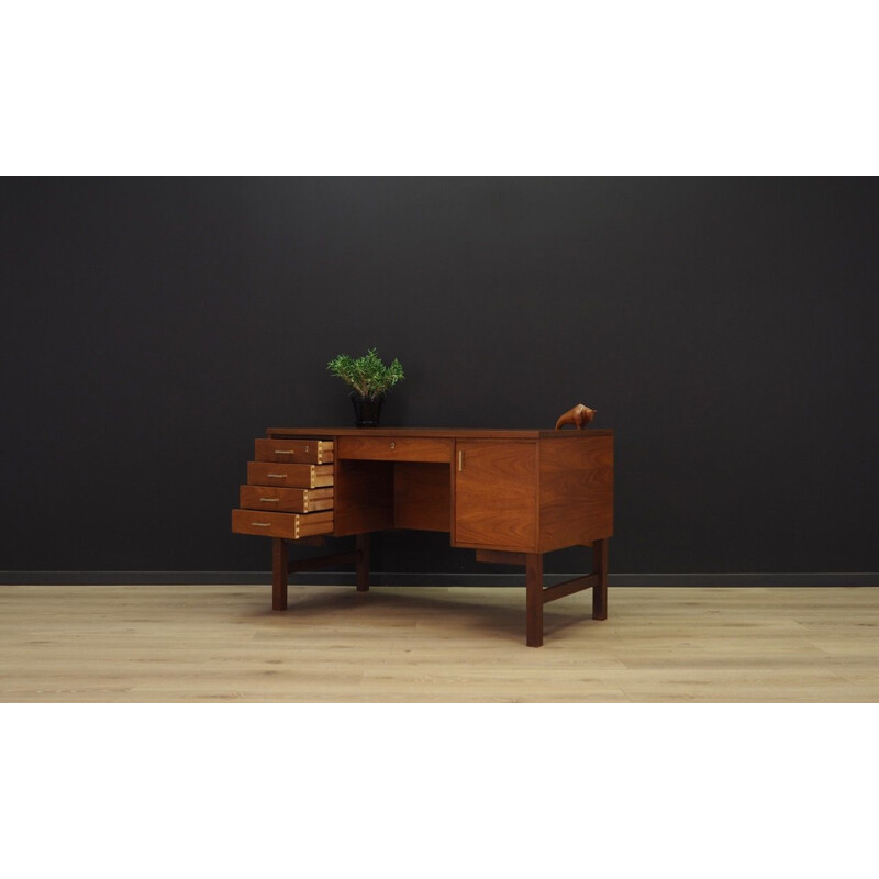 Vintage Danish writing desk in teak