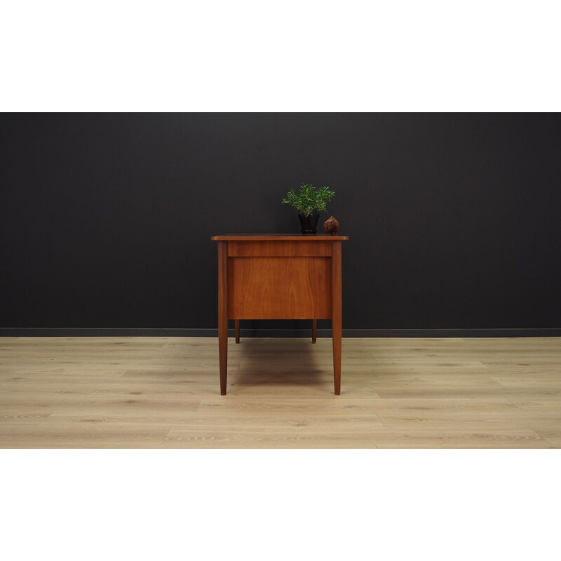 Scandinavian writing desk in teak