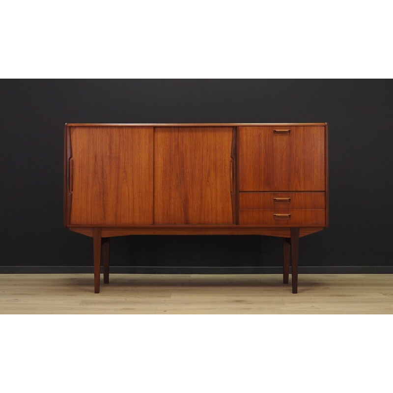 Vintage Danish highboard in teak