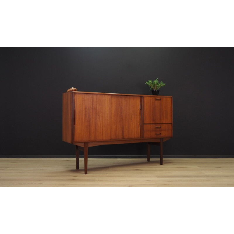 Vintage Danish highboard in teak