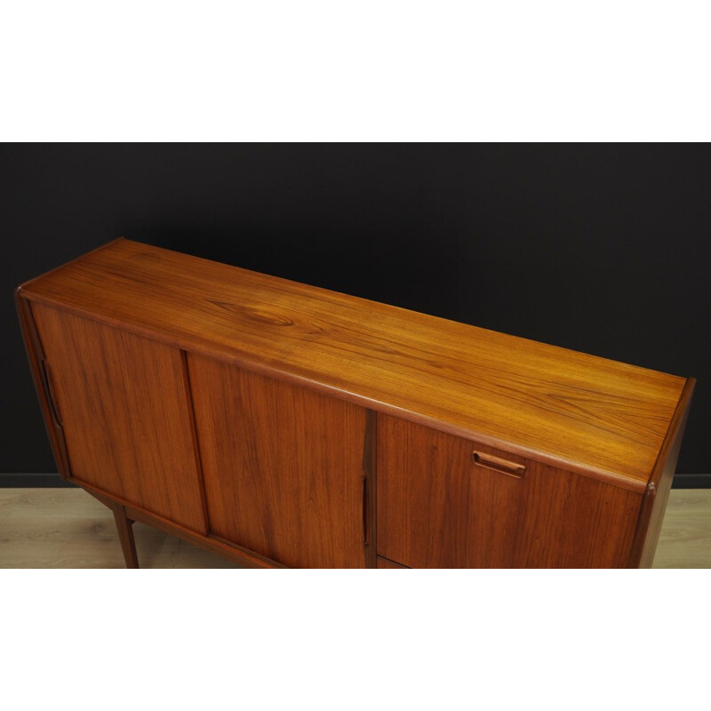 Vintage Danish highboard in teak