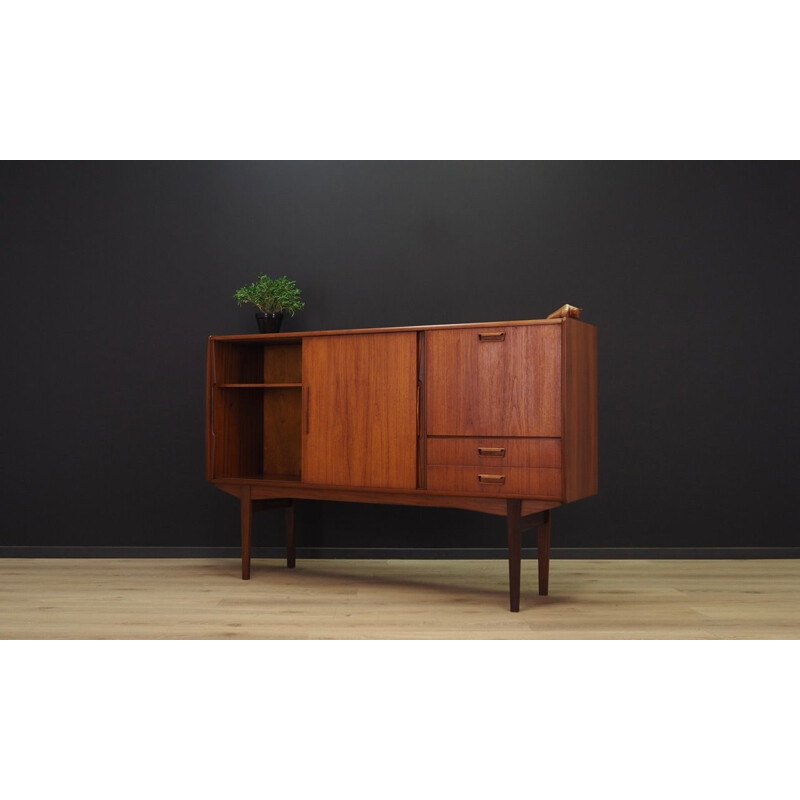 Vintage Danish highboard in teak