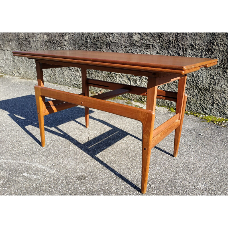 Table scandinave en teck par Kai Kristiansen