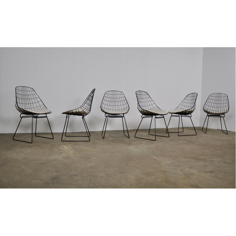 Set of 6 SM05 chairs by Cees Braakman for Pastoe