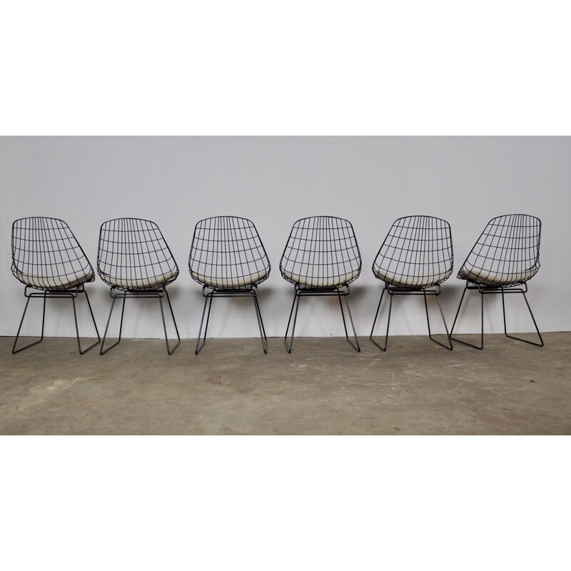 Set of 6 SM05 chairs by Cees Braakman for Pastoe