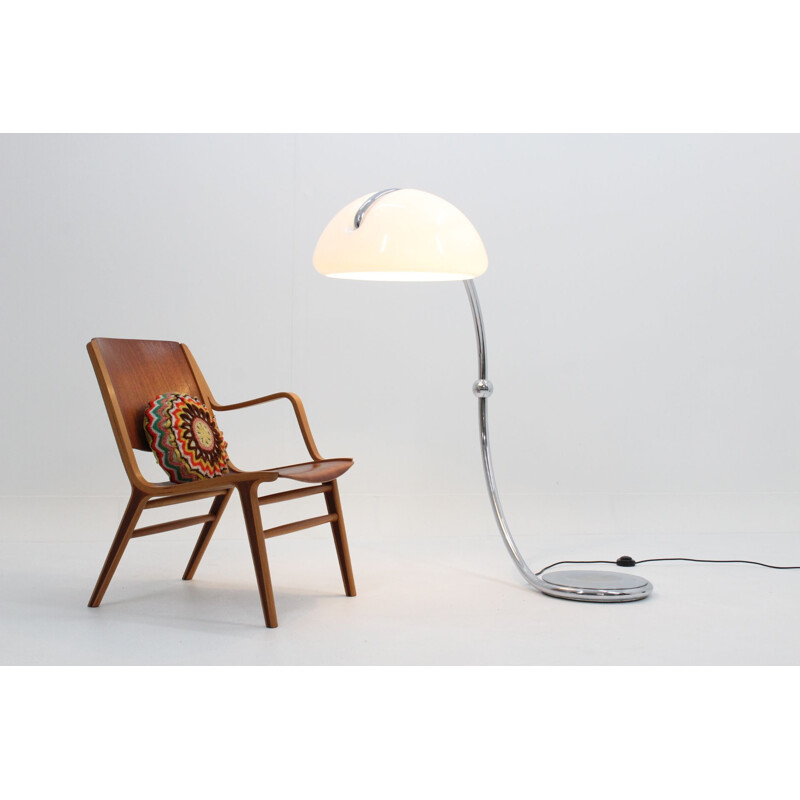 Vintage Serpente floor lamp by Martinelli Luce 1960s