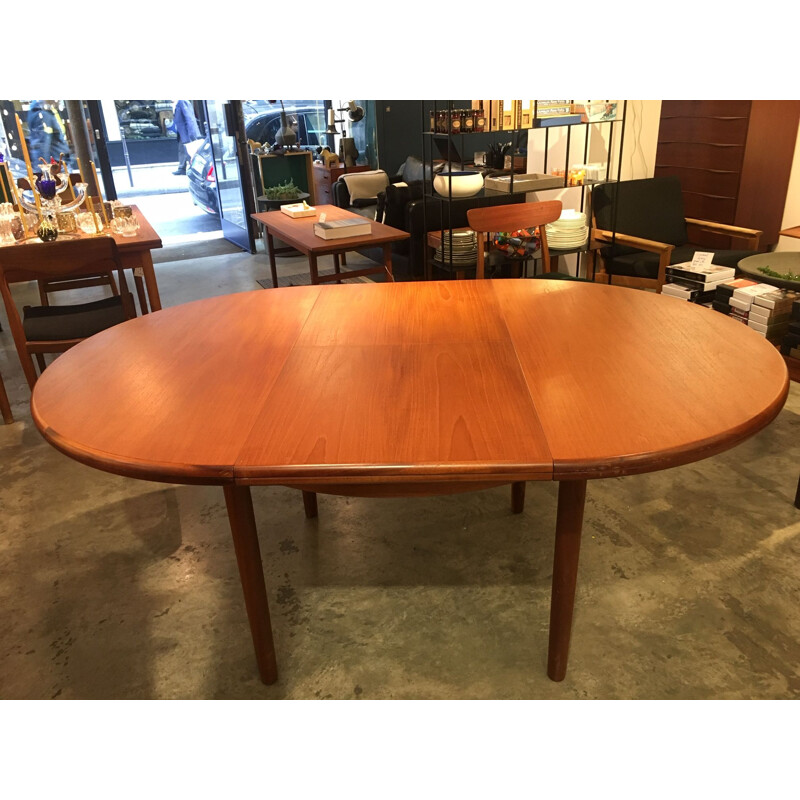 Vintage scandinavian table in teak 1960