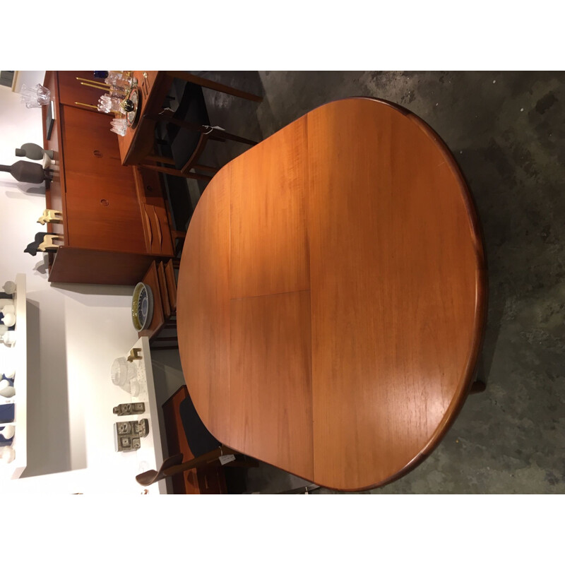 Vintage scandinavian table in teak 1960