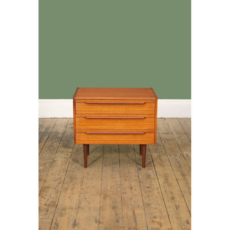 Vintage danish chest of drawers in teak 1960