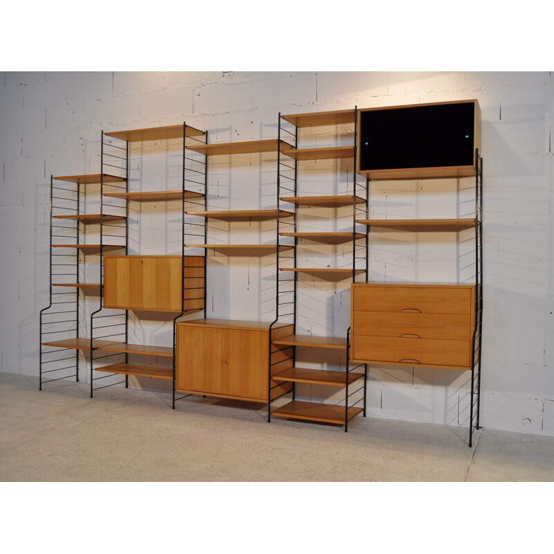 Vintage modular bookcase - 1970s 