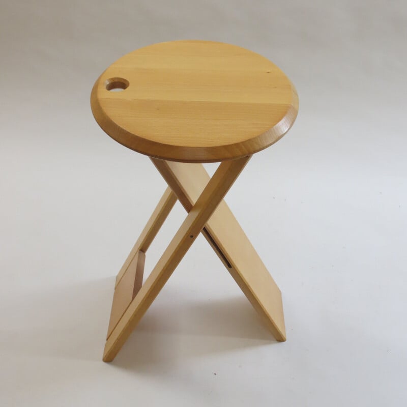 Vintage Suzy stool for Princes Design Works in beechwood 1980