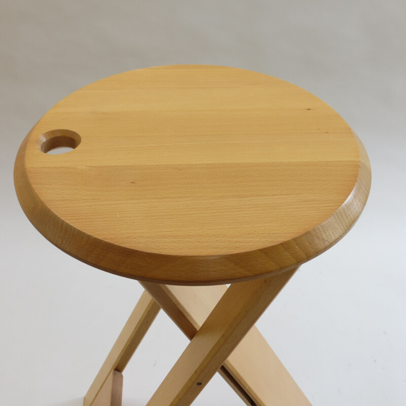 Vintage Suzy stool for Princes Design Works in beechwood 1980