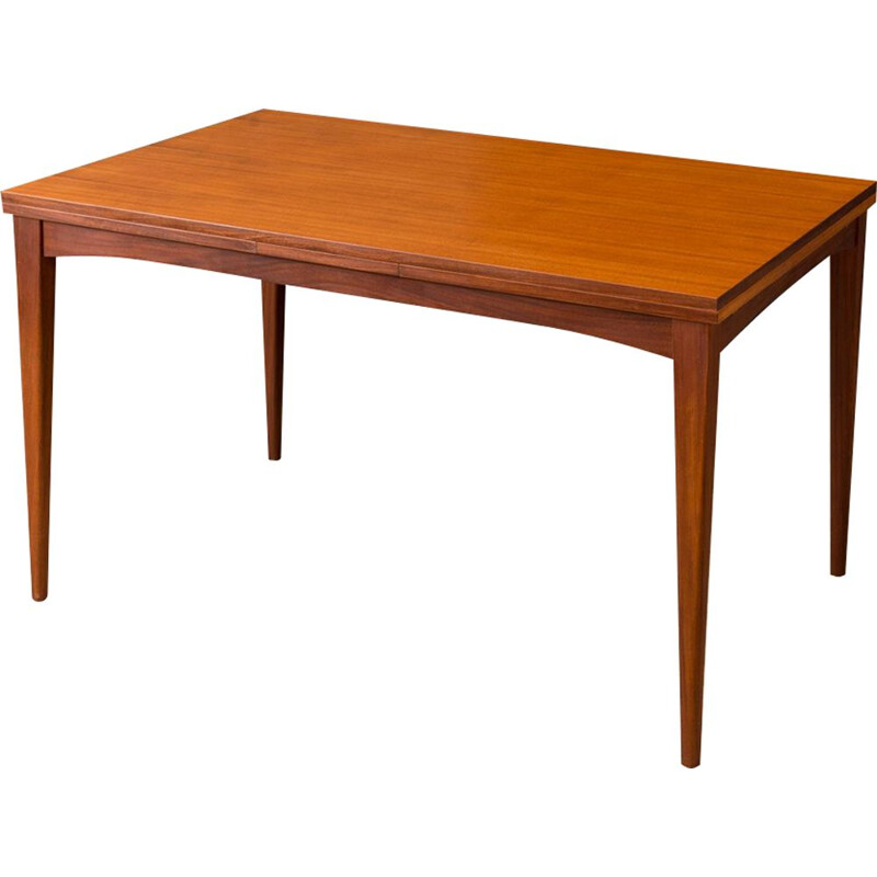 Vintage german teak extendable table 1960s