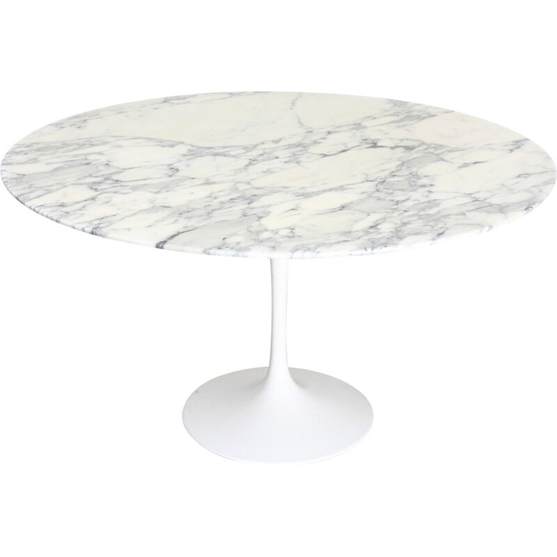 Dining table in marble and metal, Eero SAARINEN - 1958