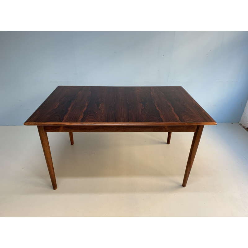 Vintage rosewood table by Arne Vodder