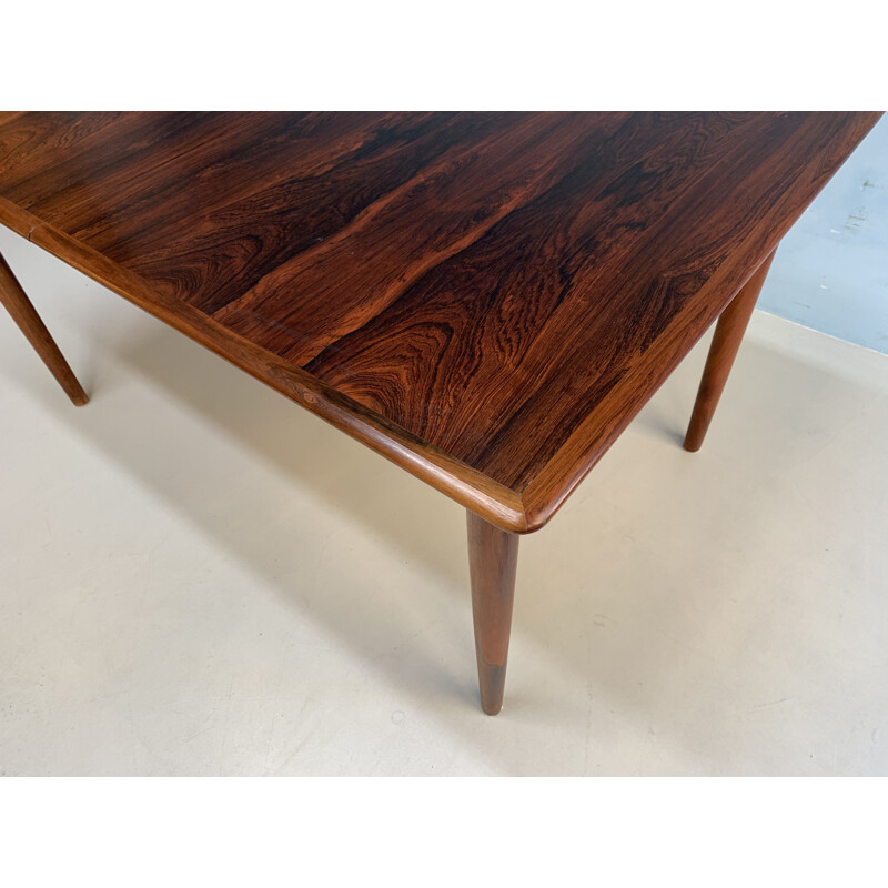 Vintage rosewood table by Arne Vodder