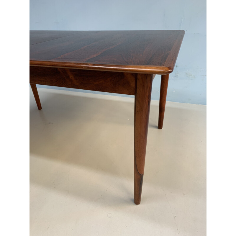 Vintage rosewood table by Arne Vodder