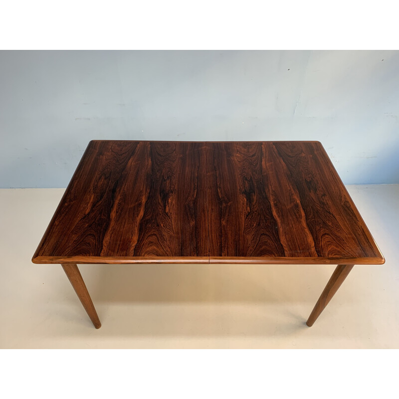 Vintage rosewood table by Arne Vodder